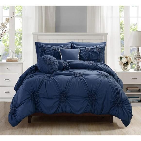 Luxurious, Softest,Coziest 10-Piece Bed-in-a-Bag Sunflower Comforter,Silky Soft - Picture 1 of 7